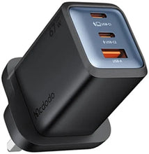 Load image into Gallery viewer, Mcdodo 65W GaN 5.0 Mini PD Dual USB-C+ USB A Charger